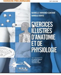Couverture de l’ouvrage Exercices illustrés d'anatomie et de physiologie d'anatomie