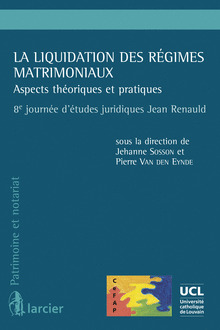 Cover of the book La liquidation des régimes matrimoniaux