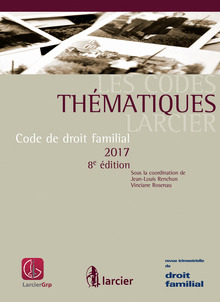 Cover of the book Code de droit familial 2017
