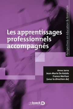 Cover of the book Les apprentissages professionnels accompagnés