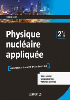 Cover of the book Physique nucléaire appliquée