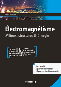 Couverture de l’ouvrage Électromagnétisme