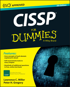 Couverture de l’ouvrage CISSP For Dummies 