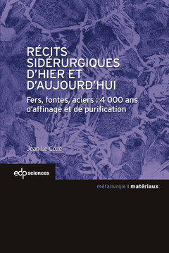 Cover of the book recits siderurgiques d'hier et d'aujourdhui