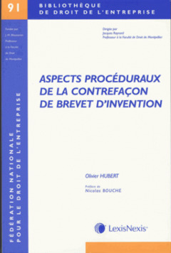 Couverture de l’ouvrage aspects proceduraux de la contrefacon de brevet d invention