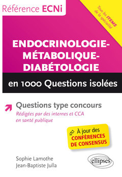 Cover of the book Endocrinologie-métabolique-diabétologie en 1000 questions isolées