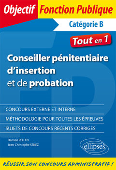 Cover of the book Conseiller pénitentiaire d'insertion et de probation