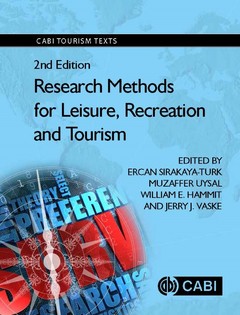 Couverture de l’ouvrage Research Methods for Leisure, Recreation and Tourism