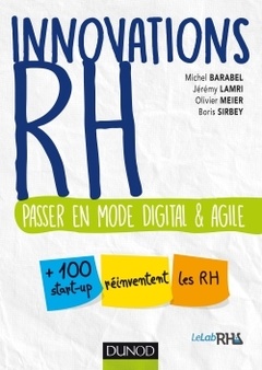 Couverture de l’ouvrage Innovations RH - Passer en mode digital et agile