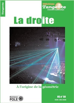 Cover of the book LA DROITE A L'ORIGINE DE LA GEOMETRIE