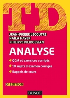 Cover of the book TD Analyse - 6e éd.
