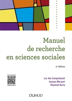 Couverture de l’ouvrage Manuel de recherche en sciences sociales - 5e éd.
