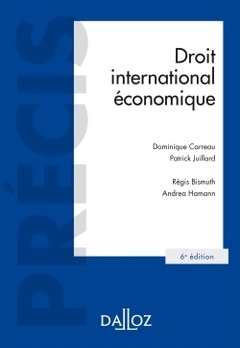 Couverture de l’ouvrage Droit international économique. 6e éd.