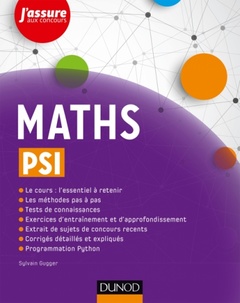 Cover of the book Maths PSI