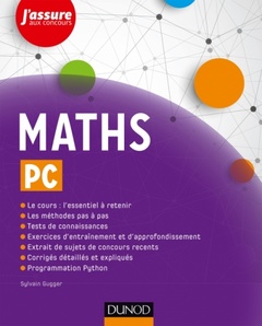 Couverture de l’ouvrage Maths PC