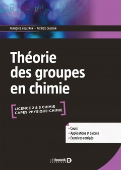 Couverture de l’ouvrage La théorie des groupes en chimie