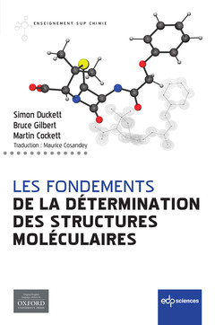Couverture de l’ouvrage determination des structures moleculaires