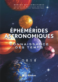 Cover of the book ephemerides astronomiques 2018