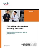 Cover of the book Cisco Next-Generation Security Solutions : All-in-one Cisco ASA Firepower Services, NGIPS, and AMP (inc. CD-Rom)