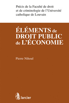 Couverture de l’ouvrage Éléments de droit public de l'économie