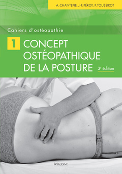 Couverture de l’ouvrage Cahiers d'ostéopathie n°1, concept ostéopathique, 3e éd.