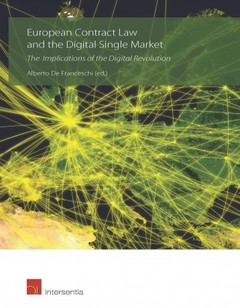 Couverture de l’ouvrage European Contract Law and the Digital Single Market