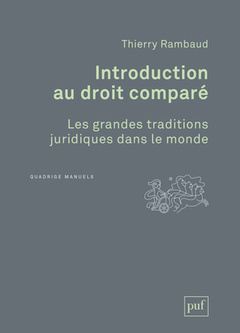 Cover of the book Introduction au droit comparé. Les grandes traditions juridiques dans le monde
