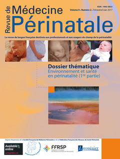 Cover of the book Revue de Médecine Périnatale Vol. 9 N°2 Juin 2017