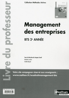 Couverture de l’ouvrage Management des entreprises - BTS 2eme année (Édition 2017)