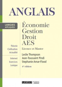 Cover of the book ANGLAIS : ECONOMIE, GESTION, DROIT, AES - 4EME EDITION
