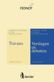 Cover of the book Travaux du Comité d'Etudes et de Législation/Verslagen en Debatten van het Comité voor Studie - T20