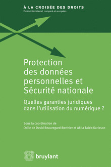 Couverture de l’ouvrage Protection des données personnelles et Sécurité nationale