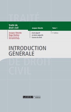 Cover of the book INTRODUCTION GENERALE TOME 1 5EME EDITION