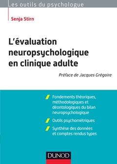 Couverture de l’ouvrage L'évaluation neuropsychologique en clinique adulte