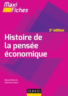 Couverture de l’ouvrage Maxi fiches - Histoire de la pensée économique - 2e éd.