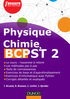 Cover of the book Physique-Chimie BCPST 2e année