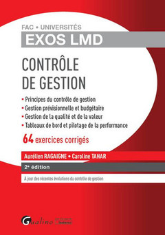 Cover of the book CONTROLE DE GESTION - 61 EXERCICES CORRIGES 2EME EDITION