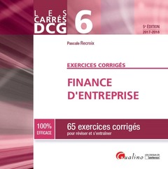 Couverture de l’ouvrage DCG 6 - Finance d'entreprise