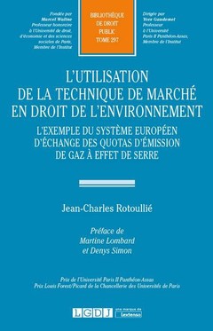 Cover of the book L'UTILISATION DE LA TECHNIQUE DE MARCHÉ EN DROIT DE L'ENVIRONNEMENT