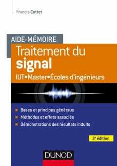 Cover of the book Aide-mémoire - Traitement du signal - 3e éd.
