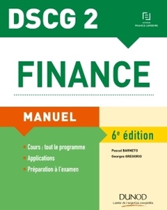Couverture de l’ouvrage DSCG 2 - Finance 