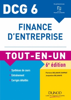 Cover of the book DCG 6 - Finance d'entreprise - tout-en-un