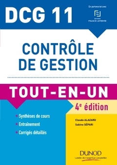 Cover of the book DCG 11 - Contrôle de gestion - tout-en-un 