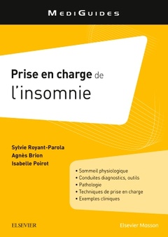 Cover of the book Prise en charge de l'insomnie
