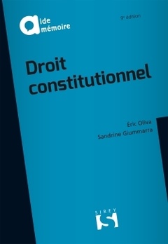 Couverture de l’ouvrage Droit constitutionnel. 9e éd.