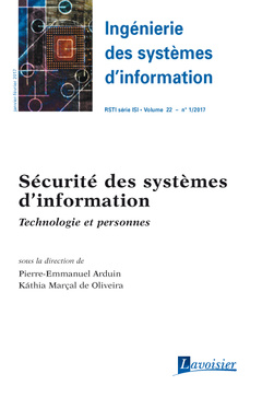 Couverture de l’ouvrage Sécurité des systèmes d'information. Technologie et personnes