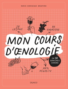 Cover of the book Mon cours d'oenologie - En 10 semaines chrono