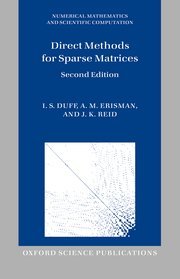 Couverture de l’ouvrage Direct Methods for Sparse Matrices