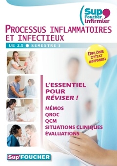 Couverture de l’ouvrage Processus inflammatoires et infectieux - UE 2.5 - Semestre 3