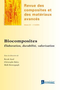 Cover of the book Revue des composites et des matériaux avancés Volume 26 N° 3-4/Juillet-décembre 2016